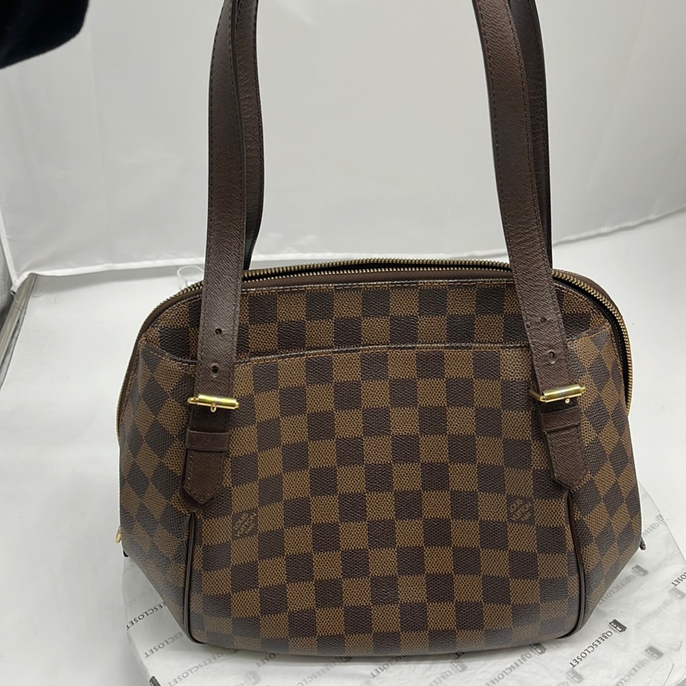Louis Vuitton Damier Ebene Canvas Belem MM Bag